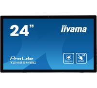iiyama T2455MSC-B1 pantalla de señalización Pantalla plana para señalización digital 61 cm (24") LED 400 cd / m² Full HD Negro Pantalla táctil