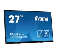 iiyama - ProLite T2755QSC-B1 pantalla para PC 68,6 cm (27") 2560 x 1440 Pixeles Full HD LCD Pantalla táctil Negro