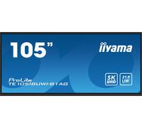 iiyama ProLite TE10518UWI-B1AG 105" Class (104.6" viewable) LED-backlit LCD display - 5K - for digital signage / interactive communication