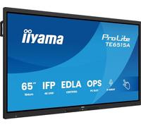iiyama Prolite TE6515A-B2AG 163,9 cm 65" VA LED pantalla interactiva 4K UHD 40 puntos táctiles DeepContrast-IR++ HDMI DP USB-C DP DP Alt USB 2.0/3.2 RJ45 WiFi OPS Android 14 Google EDLA PIR NFC