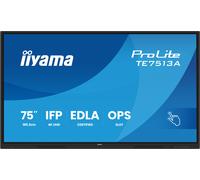 iiyama ProLite TE7513A-B1AG pantalla interactiva de 75" con certificación Google EDLA