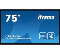 Iiyama Prolite Te7514miS-B2ag Digital Signage Flachbildschirm 190,5 Cm (75") Lcd Wlan 435 Cd/m? 4k Ultra Hd Schwarz Touchscreen Eingebauter Prozessor