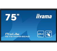 iiyama Prolite TE7514MIS-B2AG - Pantalla LED (189,3 cm, 75", VA LED, 4K, UHD, 50 puntos, táctil, PureTouch-IR, HDMI, DP USB-C USB3.0/2.0 RS-232c RJ45 HDMI Out 7H Slot OPS WiFi Android OS