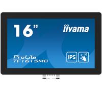 iiyama ProLite TF1615MC-B1 16" Touchmonitor 16" IPS Monitor, 1920 x 1080 Full HD, 60Hz, 25ms
