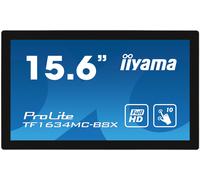 iiyama ProLite TF1634MC-B8X pantalla para PC 39,6 cm (15.6") 1920 x 1080 Pixeles Full HD LED Pantalla táctil Multi-usuario Negro
