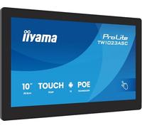 iiyama Prolite TW1023ASC-B3P 25,5 cm 10,1" PC pantalla táctil IPS LED WXGA 10 puntos multitáctil capacitiva Android 13 iiSignage² HDMI-Out USB RJ45 PoE WiFi Webcam Bluetooth SD Slot Anti-huellas 24/7