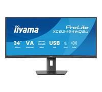 iiyama ProLite XCB3494WQSU-B1 34' VA CURVO UWQHD 120Hz USB-A Altavoces Altura Ajustable