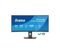 iiyama ProLite XCB3494WQSU-B1 Monitor curvo de 34" con soporte ajustable en altura