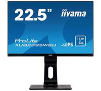 iiyama Prolite XUB2395WSU-B1 Monitor de 22.5 "WUXGA (1920x1200, panel IPS, 16:10, 4ms, 1 VGA, 1 HDMI, 1 Displayport, 2 USB2.0, Regulable en altura, Pivotante) Negro Mate