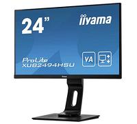iiyama Prolite XUB2494HSU-B1 Monitor de 23.8" FullHD (1920x1080, Panel VA, 16:9, 75Hz, 3ms, 1 VGA, 1 HDMI, 1 DisplayPort, 2 USB2.0) Negro Mate