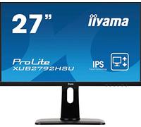 iiyama Prolite XUB2792HSU-B1 Monitor de 27" FullHD (1920x1080, panel IPS, 16:9, 75Hz, 4ms, 1 VGA, 1 HDMI, 1 Displayport, 2 USB2.0, Regulable en altura, Pivotante) Negro Mate