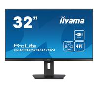 iiyama ProLite XUB3293UHSN-B5 pantalla para PC 80 cm (31.5") 3840 x 2160 Pixeles 4K Ultra HD LCD Negro
