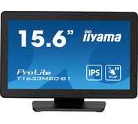 iiyama ProLite T1633MSC-B1 pantalla para PC 39,6 cm (15.6") 1920 x 1080 Pixeles Full HD LCD Pantalla táctil Negro