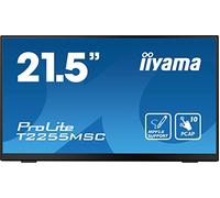 iiyama T2255MSC-B1 21,5" Bonded PCAP 10P Táctil, MPP2.0 (Active Stylus) Supported, 1920x1080, Panel IPS, Flat Bezel Free Glass Front, HDMI, Displayport, 400cd/m², USB Hub 2X 3.0, Altavoces, Bookstand