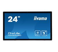 iiyama T2455MSC-B1 pantalla de señalización Pantalla plana para señalización digital 61 cm (24") LED 400 cd / m² Full HD Negro Pantalla táctil