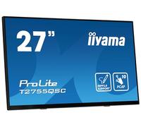 iiyama - ProLite T2755QSC-B1 pantalla para PC 68,6 cm (27") 2560 x 1440 Pixeles Quad HD LCD Pantalla táctil Negro