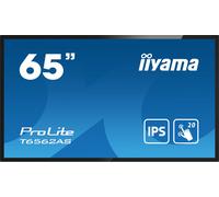 iiyama T6562AS-B1 pantalla de señalización Panel plano interactivo 163,8 cm (64.5") IPS 500 cd / m² 4K Ultra HD Negro Pantalla