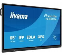 iiyama TE6513A-B1AG Panel Plano Interactivo IFP 65" IPS 4K IR 40 puntos 450cd Android 14 Google EDLA 2x20W WiFi VESA