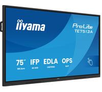 iiyama TE7513A-B1AG 75" iiWare21E EDLA -Google-GMS-apps Android 14 8/128GB 40Puntos PureTouch IR+ 3840x2160 UHD IPS