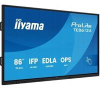 iiyama TE8613A-B1AG Panel Plano Interactivo IFP 86" IPS 4K IR 40-puntos 450cd Android 14 Google EDLA 2x20W WiFi VESA