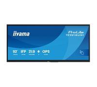 Iiyama TE9218UWI-B1AG Pantalla Táctil LED de 232.5 cm (91.5") 5K Ultra HD 5120 x 2160, 21:9, M-Touch, Android 13, Wi-Fi 6, USB-C 100W, Diseño de Quiosco, 16/7