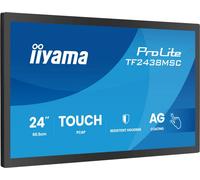 iiyama TF2438MSC-B2 Monitor Táctil ProLite 23,8" IPS FHD PCAP 10 puntos DeepContrast+ 525cd 120Hz Carcasa Metálica HDMI DP USB