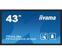 iiyama TF4339AS-B1AG pantalla de señalización Pantalla plana para señalización digital 108 cm (42.5') LED 500 cd / m² 4K Ultra HD Negro Pantalla táctil Procesador incorporado Android 24/7