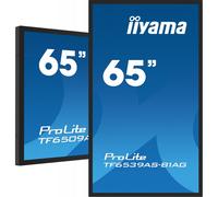 iiyama - TF6539AS-B1AG pantalla para PC 163,8 cm (64.5") 3840 x 2160 Pixeles 4K Ultra HD LED Pantalla táctil Negro