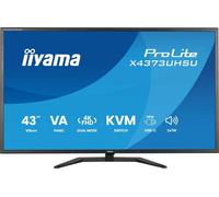 iiyama X4373UHSU-B2 Monitor ProLite 43" VA 4K 4000:1 2xHDMI DP USB-C Dock 95W USB HUB KVM 2x7W 450cd