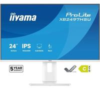 iiyama XB2497HSU-W1 Monitor ProLite 23,8" IPS FHD 120Hz 350cd 2xUSB 3.2 2xUSB-C HDMI DP HAS 150mm PIVOT blanco
