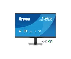 iiyama XB2793QSU-B1 Monitor ProLite de 27 pulgadas con tecnología de panel IPS, resolución QHD, soporte ergonómico y concentrador USB