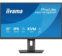 iiyama XB2797QSNP-B1 Monitor ProLite 27" IPS QHD 350cd 1ms USB-C Dock 96W HDMI DP Daisy Chain USB HUB LAN HAS