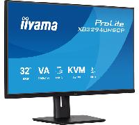 iiyama Monitor XB3294UHSCP-B1 31,5" IPS 4K 3840x2160 60Hz USB-C PD95W KVM HAS