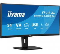 iiyama ProLite XCB3494WQSU-B1 34" VA CURVO UWQHD 120Hz USB-A Altavoces Altura Ajustable