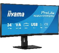 iiyama ProLite XCB3494WQSU-B1 34' VA CURVO UWQHD 120Hz USB-A Altavoces Altura Ajustable