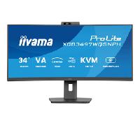 iiyama -34-W LCD Curved Business UWQHD VA USB