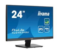 iiyama XU2463HSU-B1 24" Panel IPS Green Choice, EyeComfort / EyeSafe 2.0, 1920x1080100Hz, 250cd/m², Altavoces, HDMI, DisplayPort, 3ms GTG, FreeSync, USB 2x 3.2 (23,8" VIS)
