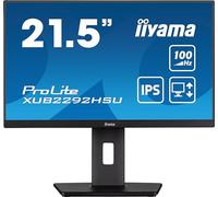 iiyama XUB2292HSU-B6 21,5" Panel IPS, 1920x1080100Hz, 15cm Regulable en Altura, Pivotante, Pivot, 250cd/m², Altavoces, HDMI, DisplayPort, 0,4ms MPRT, FreeSync, USB-HUB 4X 3.2