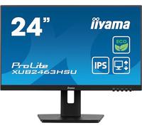 iiyama XUB2463HSU-B1 24" Panel IPS Green Choice, EyeComfort / EyeSafe 2.0, 1920x1080100Hz, 15cm Hiegt Adj. Stand, 250cd/m², Altavoces, HDMI, DisplayPort, 3ms GTG, FreeSync, USB 2x 3.2 (23,8" VIS)