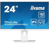 iiyama XUB2492HSU-W6 24" Blanco Panel IPS, 1920x1080100Hz, 15cm Regulable en Altura, Pivotante, Pivot, 250cd/m², Altavoces, HDMI, DisplayPort, 0,4ms MPRT, FreeSync, USB 4X 3.2 (23,8" Vis)