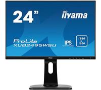 iiyama XUB2495WSU-B1 24 Inch IPS LCD (sRGB: 99 Percent,NTSC: 72 Percent) with Slim Bezel,5ms,1920x1200,250 cd/m² Brightness,1x HDMI,1 x DisplayPort,1 x VGA,4 x USB,2 x 2W Speakers,HA Stand