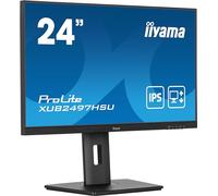 iiyama XUB2497HSU-B1 24" Panel IPS, 1920x1080100Hz, 15cm Regulable en altura, Pivotante, 1ms (MPRT), Adaptive Sync, 250cd/m², Altavoces, HDMI, DisplayPort, Altavoces, USB 2x 2.0 (23,8" VIS)