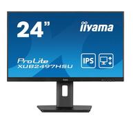 IIYAMA XUB2497HSU-B2 24inch IPS FHD 100Hz Adaptive Sync 300cd/m2 1ms HDMI DP 2xUSB 2.0 Speakers 15cm Height Adj. Stand