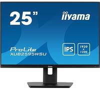 iiyama XUB2595WSU-B5 25" Panel IPS, 1920x1200, 300cd/m², VGA, HDMI, DisplayPort, 4ms, Altavoces, USB HUB (2x2.0), 15cm Regulable en Altura, Pivotante