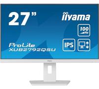 iiyama XUB2792QSU-W6 27" Blanco Panel IPS, 2560x1440100Hz, 0,4ms (MPRT), FreeSync, 15cm Regulable en Altura, Pivotante, 250cd/m², HDMI, DisplayPort, Altavoces, USB 4x3.2
