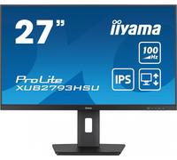 IIYAMA XUB2793HSU-B6 27inch ETE IPS-panel 1920x1080 100Hz 250cd/m 15cm Height Adj. Stand Pivot Speakers HDMI DisplayPort 1ms