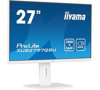 iiyama XUB2797QSU-B2 Bisel Delgado IPS LCD de 27 Pulgadas, 100 Hz, 1 ms (MPRT), 2560 x 1440, HDMI/DP, 2 USB, 2 Altavoces de 2 W, Soporte Ajustable en Altura, TCO09 y TUV-GS
