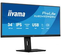 iiyama ProLite XUB3493WQSU-B6 monitor ultra panorámico de 34" con tecnología de panel IPS, PiP, PBP y soporte ajustable en altura