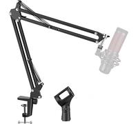 IJESA Boom Arm - Soporte de micrófono para Blue Yeti HyperX QuadCast SoloCast Snowball Fifine Shure SM7B y otros micrófonos, mediano