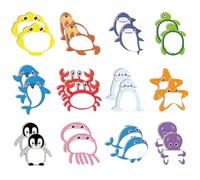 iJiZuo 720 Hojas Notas Autoadhesivas, Notas Adhesivas de Dibujos Animados, Blocs de Notas Autoadhesivos, Adhesivos para Escribir y Quitar(Patrón de animales del océano)